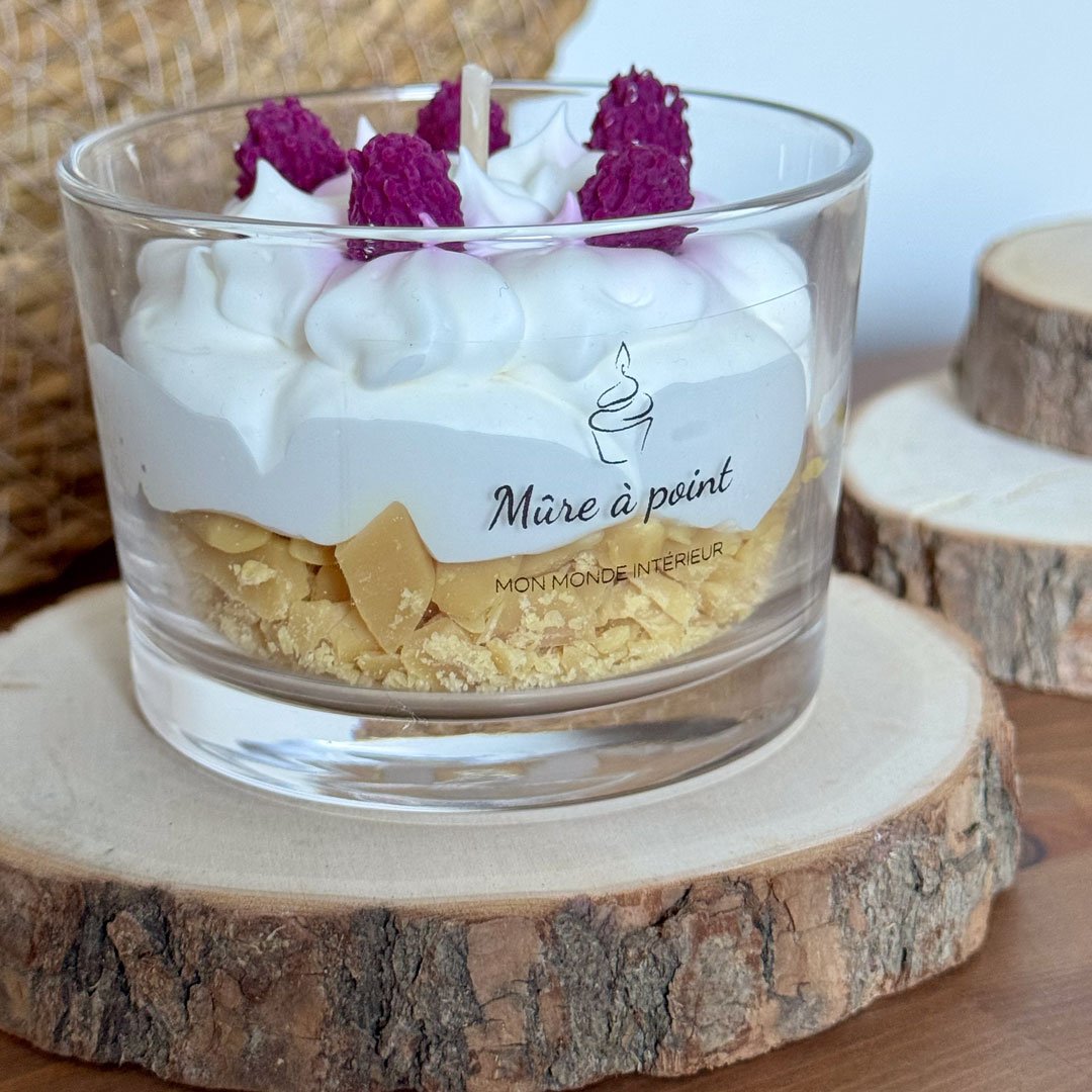 Bougie artisanale parfum mûre