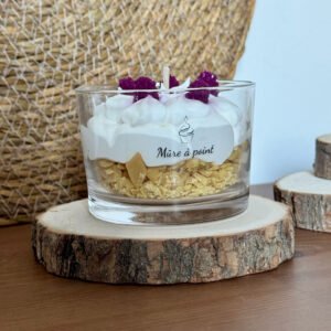 Bougie artisanale parfum mûre